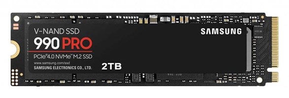 SSD Samsung 990 Pro 2TB PCIe Gen 4.0 x4 NVMe V-NAND M.2 2280 MZ-V9P2T0BW