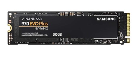 SSD Samsung 970 EVO Plus 500GB PCIe NVMe V-NAND M.2 2280 MZ-V7S500BW